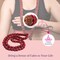 Certified Rudraksha Kantha Mala + Japa Bag Gaumukhi 5 Face (panchmukhi) Himalayan Authentic Genuine Rudraksh Rosary Garland Jaap Religious Tibetan Mala Beads Necklace - Puja Yoga Meditation